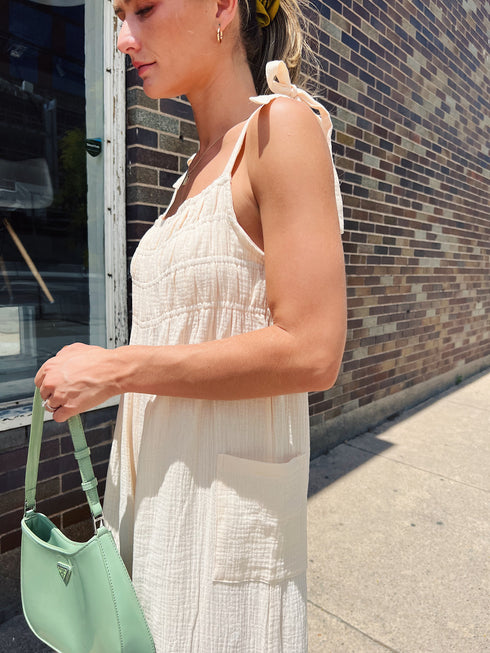 Easy Peasy Jumpsuit // Cream
